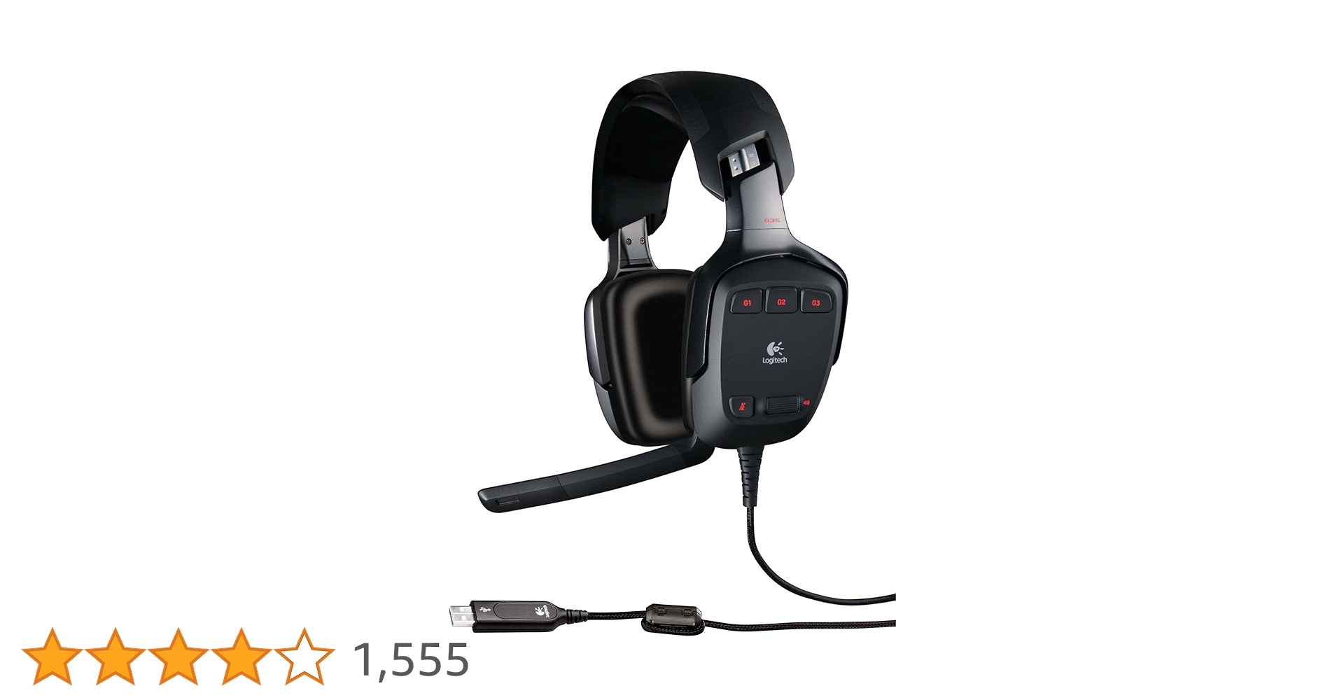 Amazon.co.jp: Logitech G35 ゲーム用ステレオヘッドセット 並行