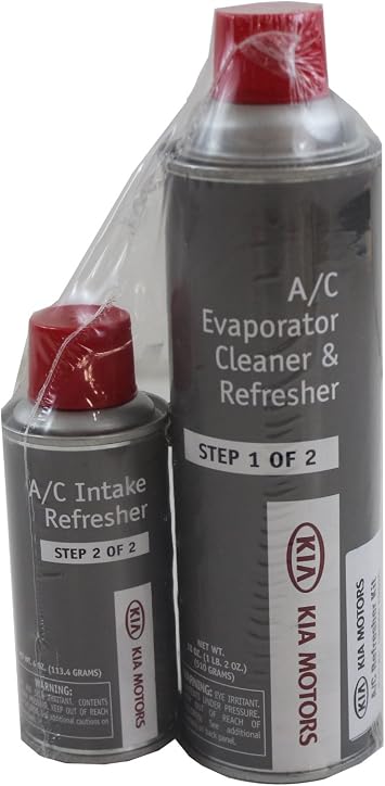 Genuine Kia Fluid UM090-CH035 Air Conditioner Cleaner and Refresher Kit - 18 oz./4 oz.