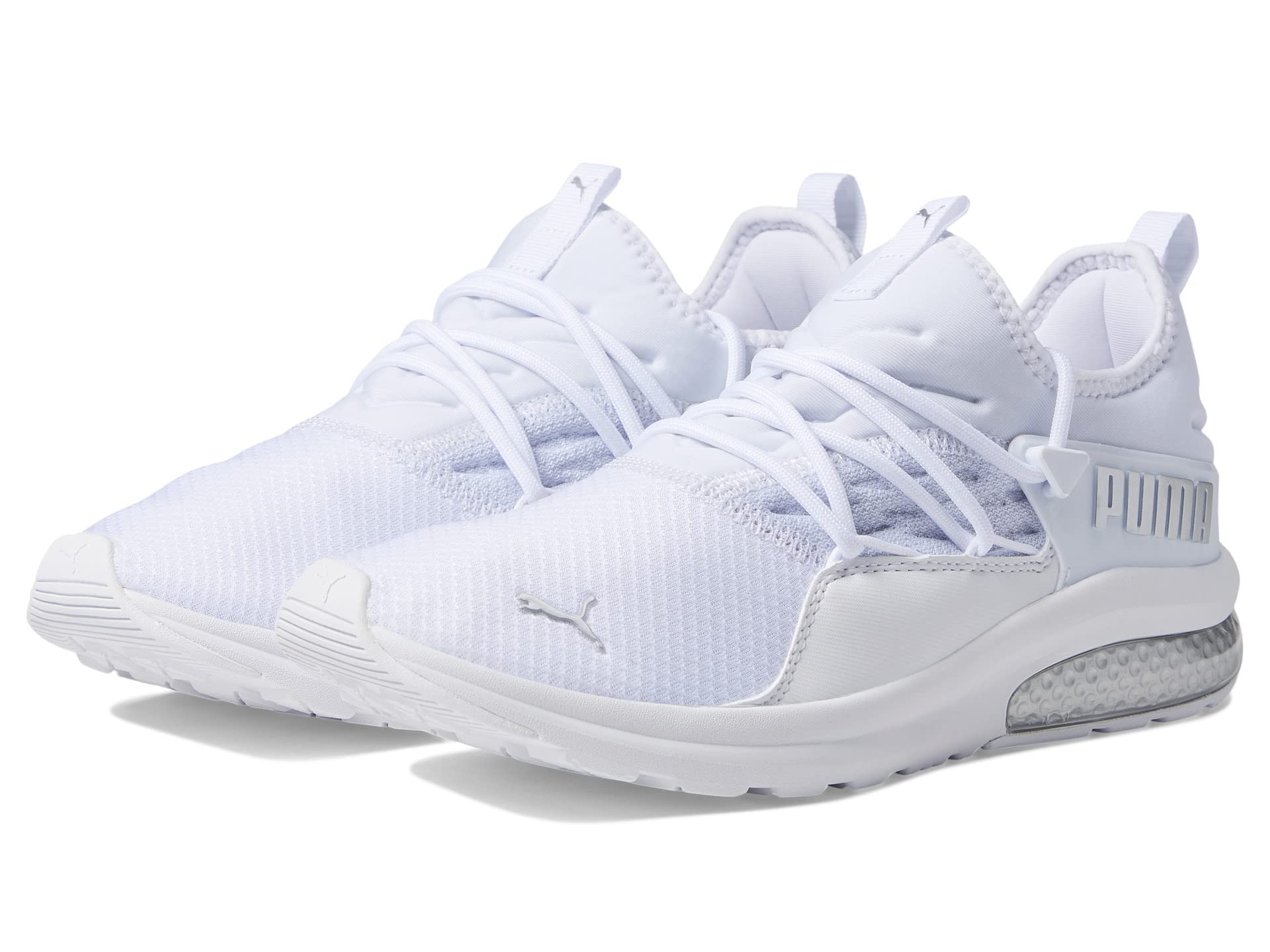 PUMA Women's ELECTRON 2.0 SPORT Sneaker, Puma White-Puma Silver, 7