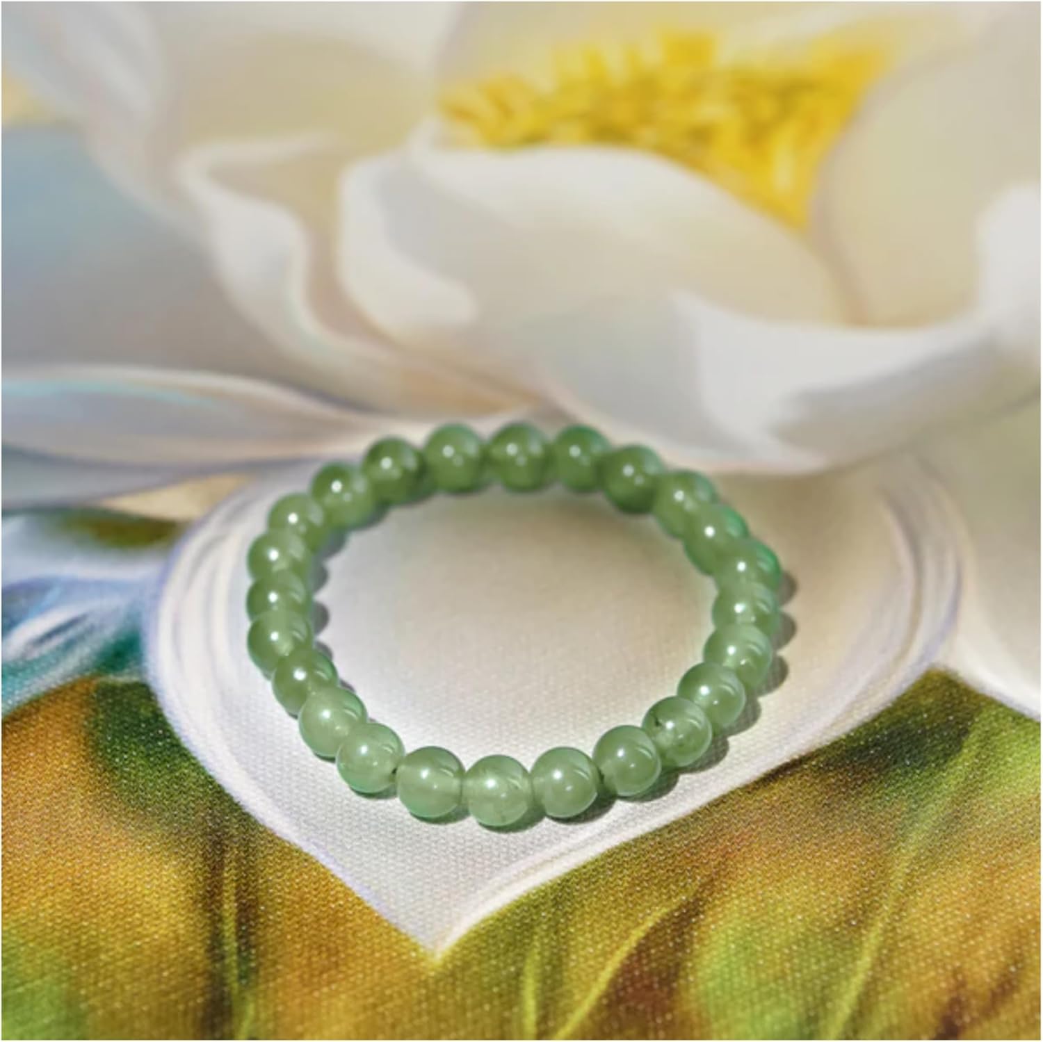 Natural Green Aventurine Bracelet for Women and Men 8mm Healing Crystal Beads Stretchable Design Natural Gemstone Jewelry for Prosperity and Emotional Balance Pack of 2 - Image 4