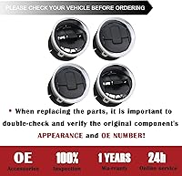 Vista 9 de TQPONLY Calentador de CA para salpicadero, conducto de aire, rejilla de ventilación (negro) compatible con Ford F150/2006-2008 Lincoln Mark LT