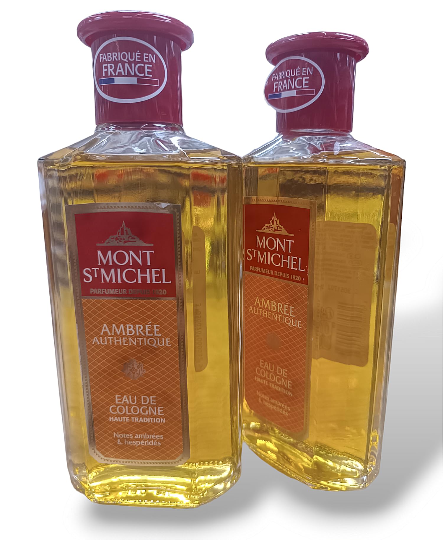 Eau de Cologne française hespéridée naturelle grand format 500ml friction corps