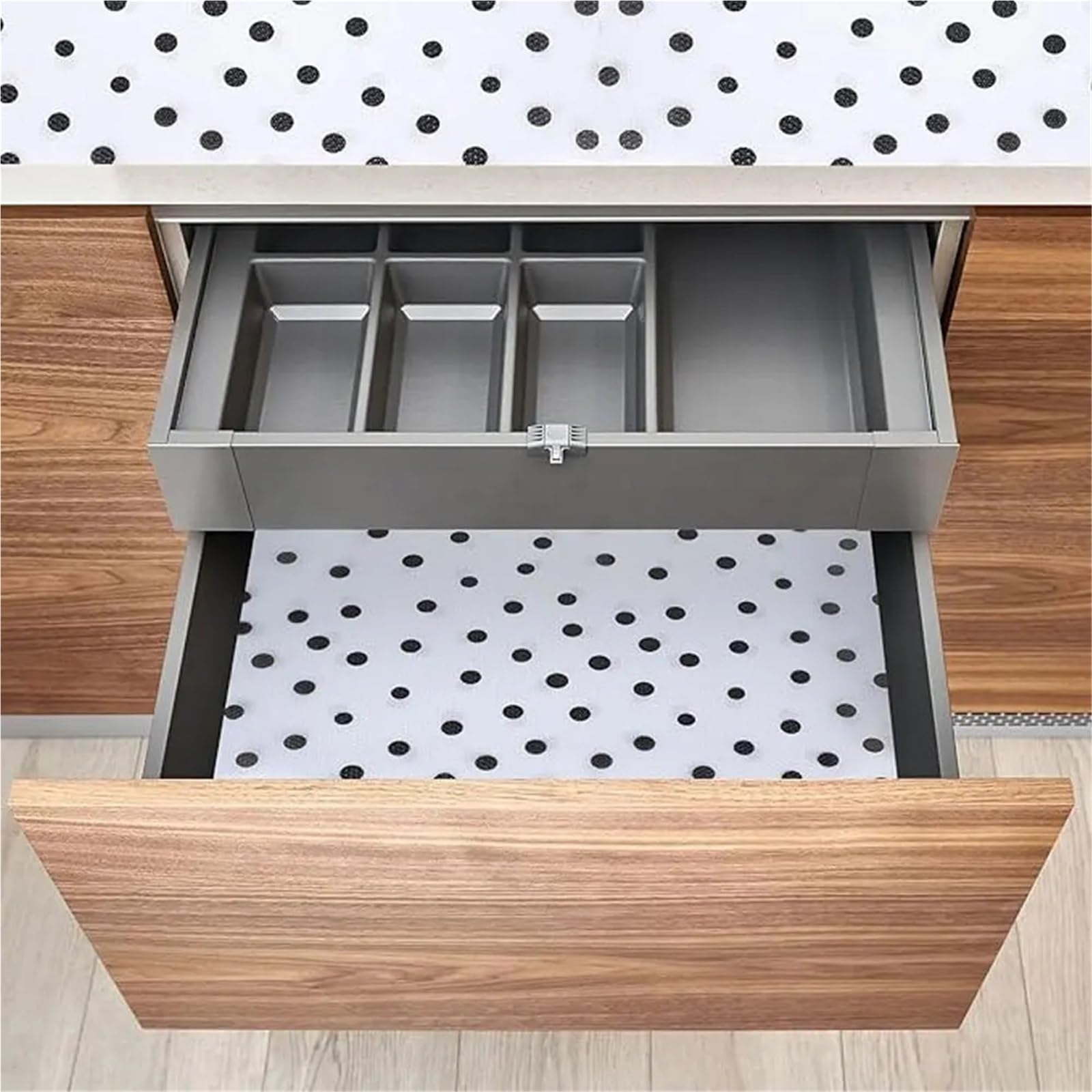 Wkładki do szuflad kuchennych, Zestaw 4 wkładek do szuflad szafek kuchennych Lodówka 30x100 cm
