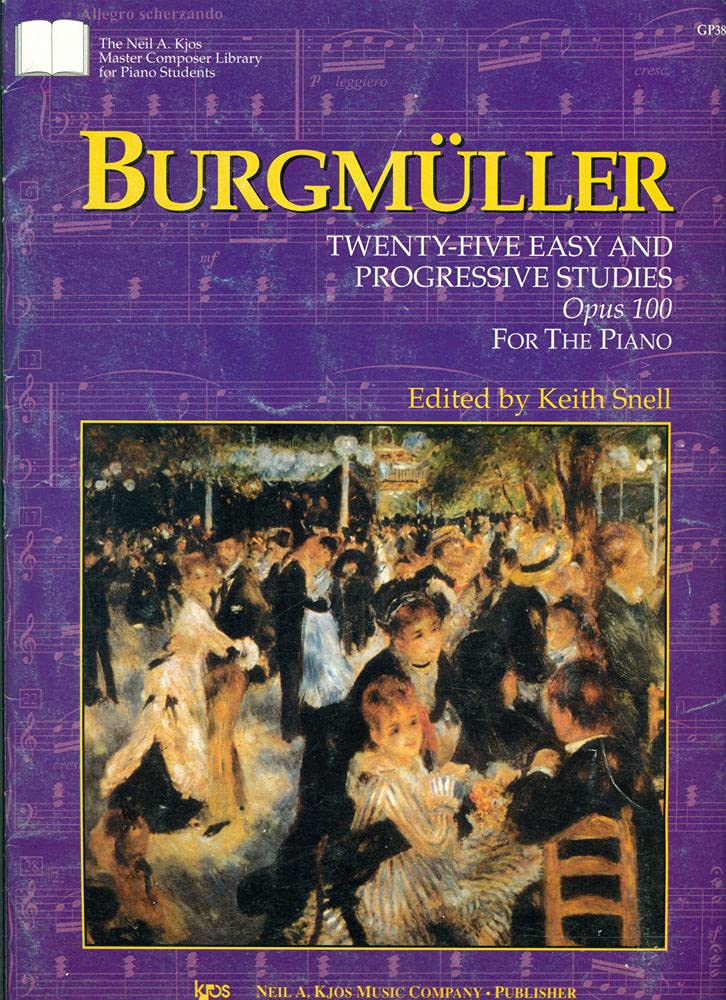 Burgmuller: 25 Easy & Progressive Studies, Op. 100 (Piano Solo)