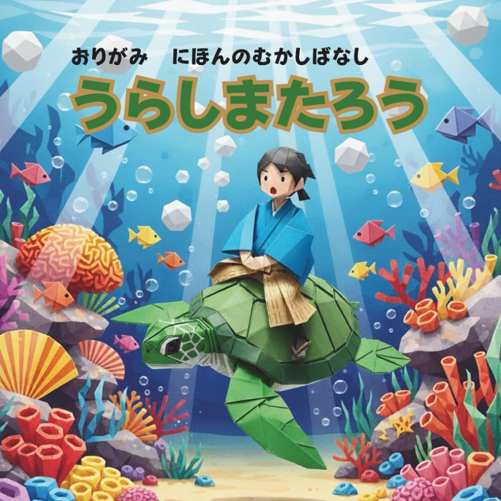 うらしまたろう: おりがみ　にほんのむかしばなし