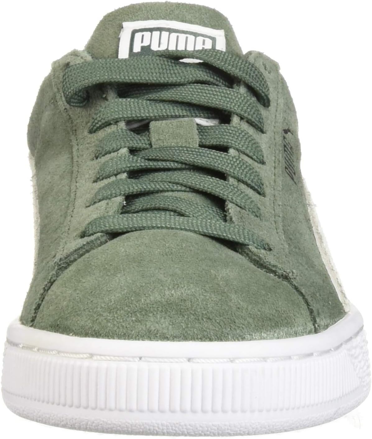 PUMA Women's Suede Classic Sneaker Laurel Wreath White, 9 M US