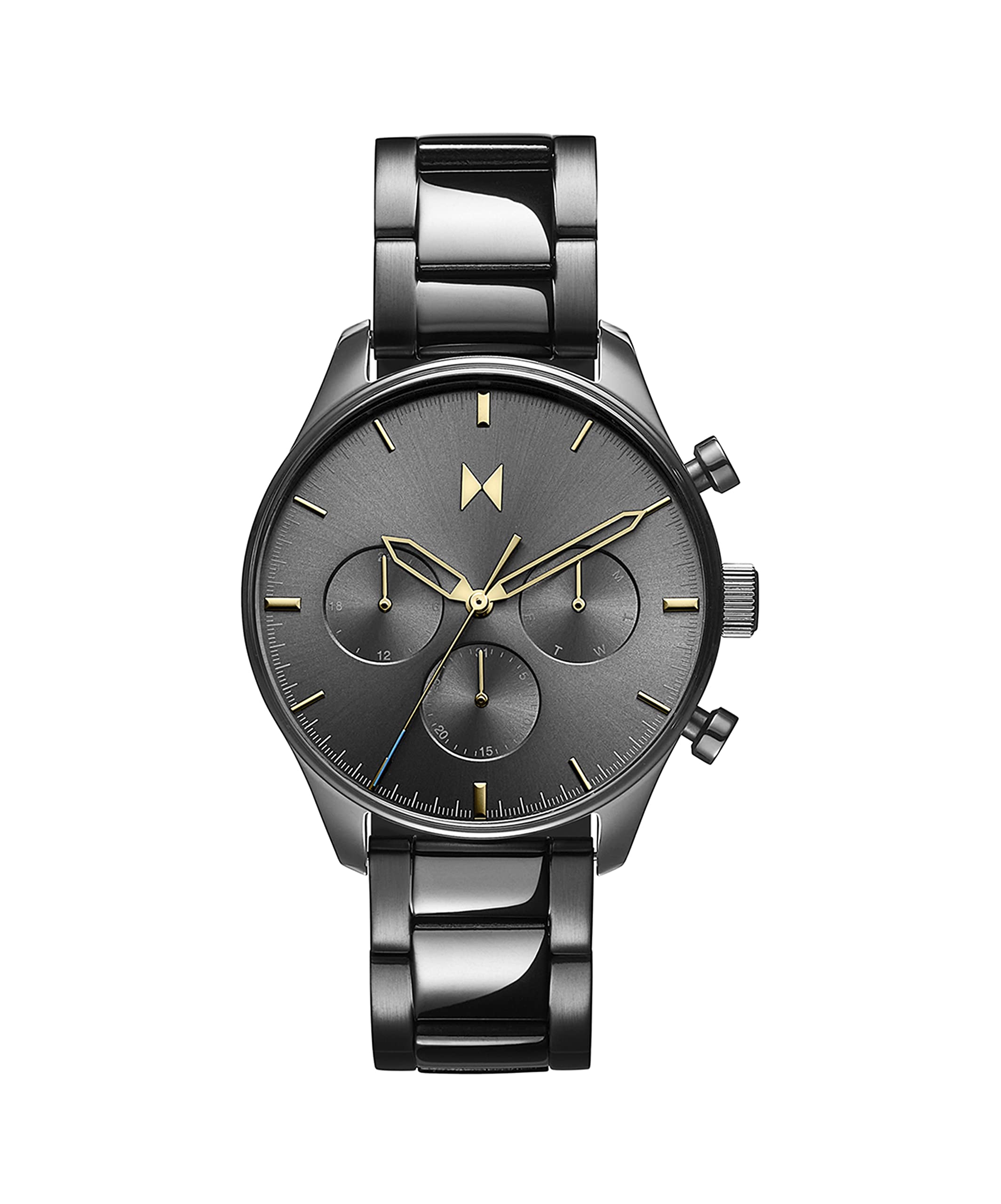 MVMT Analogue Multifunction Quartz Watch for Men with Gunmetal Stainless Steel Bracelet - 28000231-D