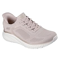 Skechers Bobs Squad Chaos Current Muse, Scarpe Donna, Oro Naturale, 37.5 EU