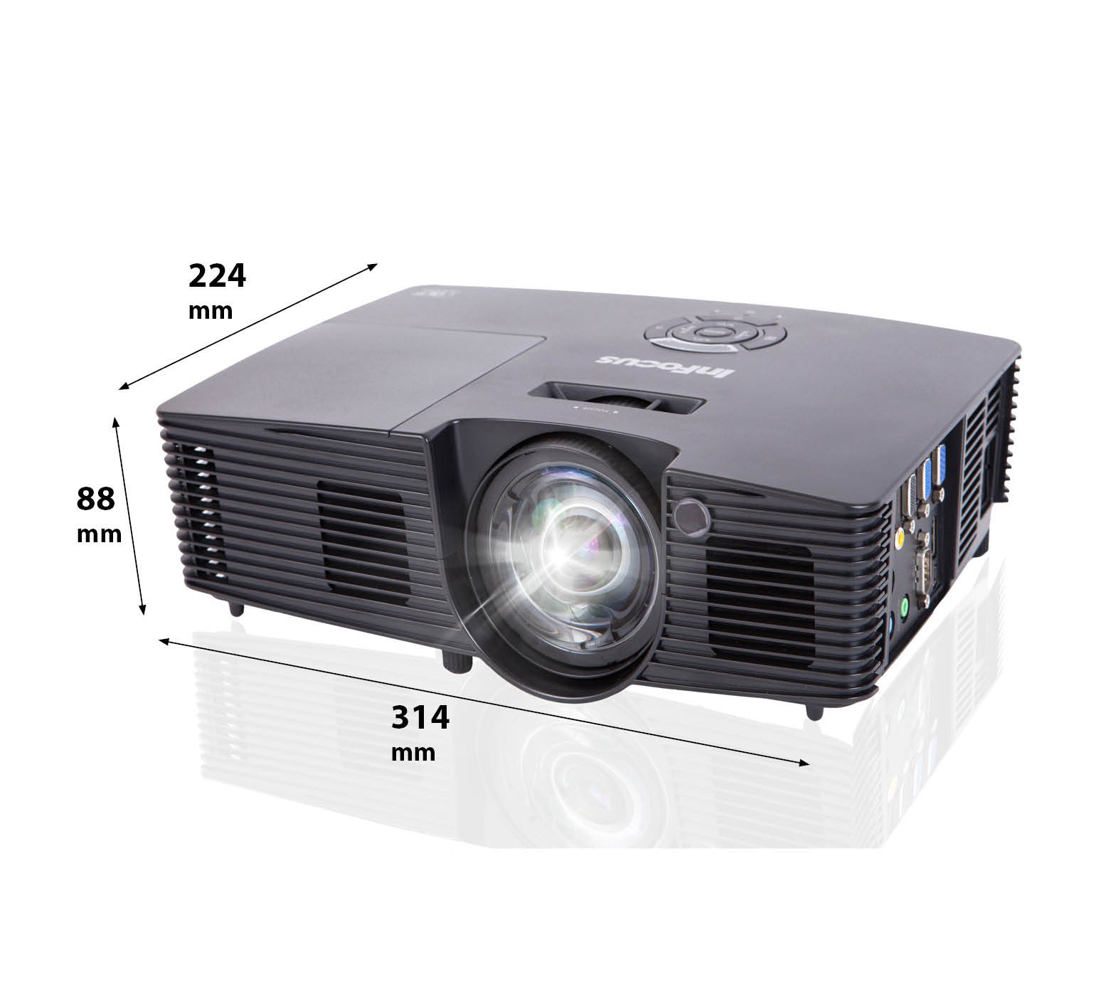 Amazon.com: InFocus Corporation IN112v SVGA Projector, HDMI, 3500