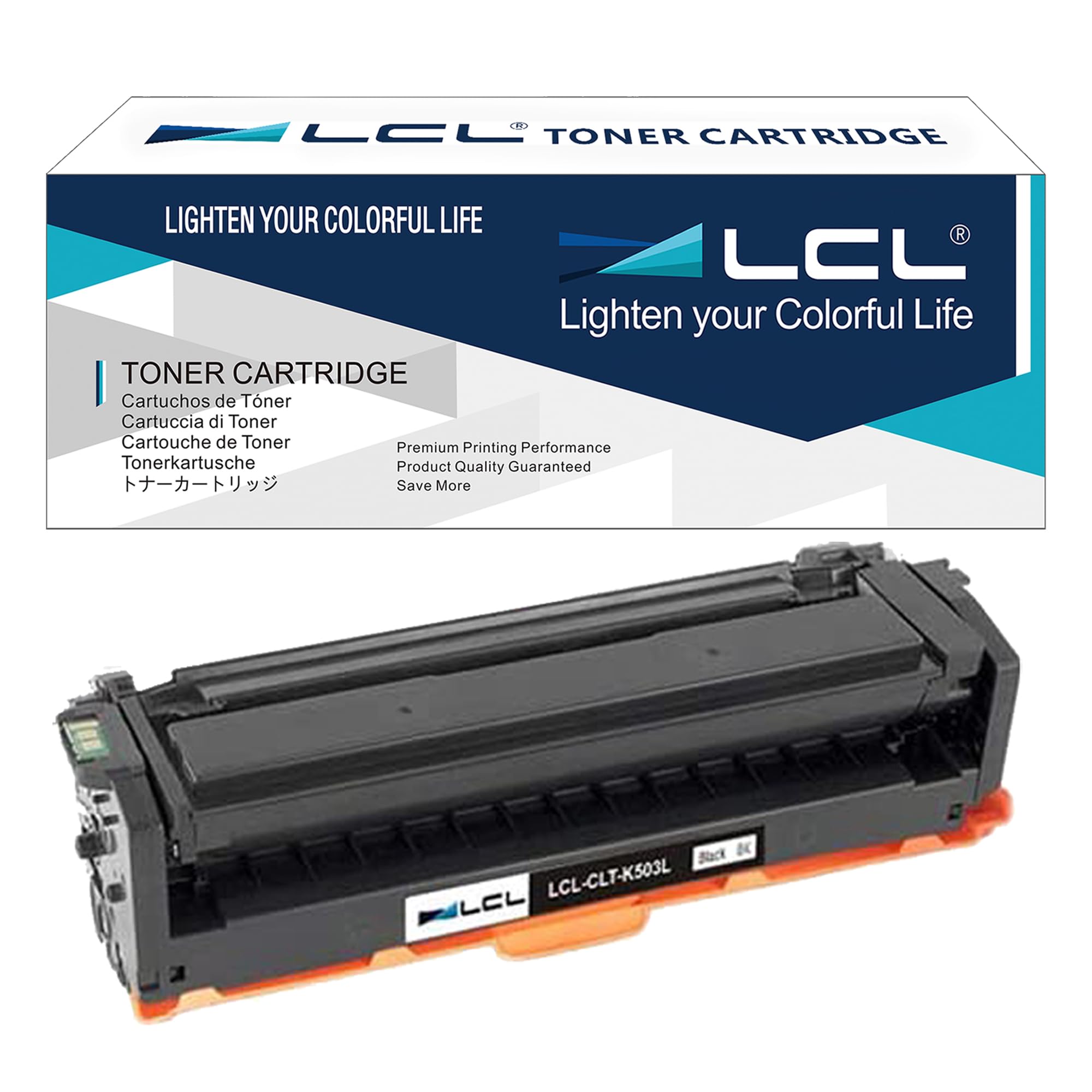 LCL Cartucce di Toner Compatibile CLT-K503L CLT-503L (1Nero) Sostituzione per Samsung SL-C3010ND/C3060FR SL-C3060ND