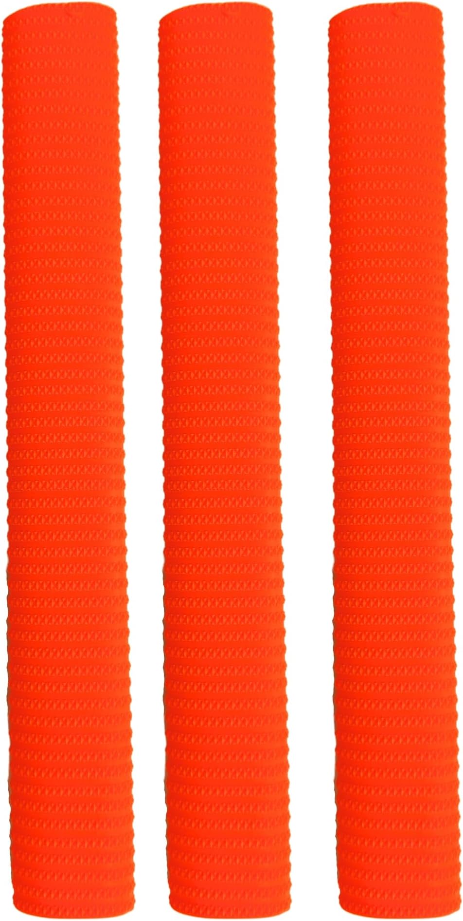 Diamond Cricket Bat Grip - Pack of 3 (Orange)