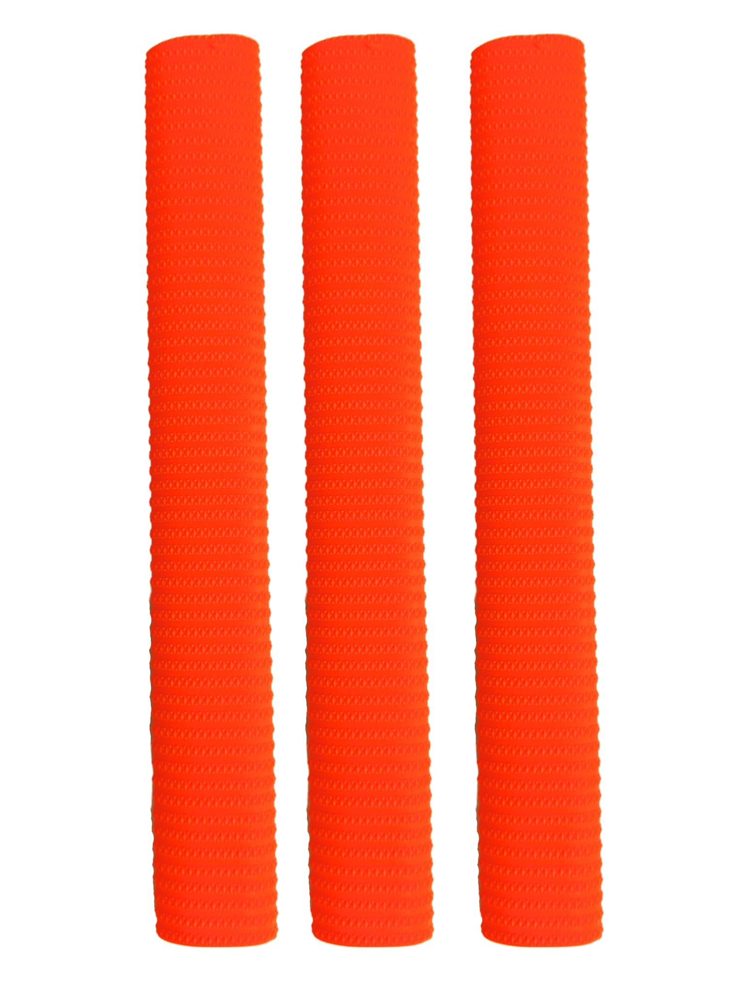 Diamond Cricket Bat Grip - Pack of 3 (Orange)