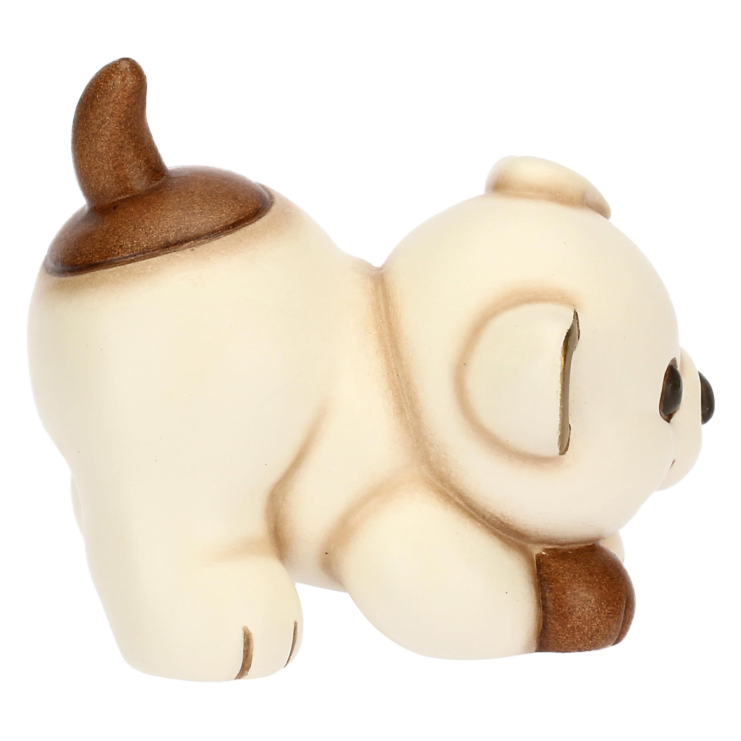THUN - Mini cane Claire - ceramica - Collezione Giardino di Primavera - 4.2 x 5.9 x 5.1 cm