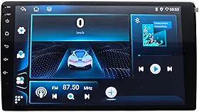 CENTRAL MULTIMÍDIA ANDROID 13, OCTA-CORE, 6/128GB, TELA QLED 9' FULL TOUCH, SLIM, USB, SD, AUX, BLUETOOTH, ESPELHA ANDROID E IOS, CARPLAY E ANDROID AUTO COM OU SEM FIO