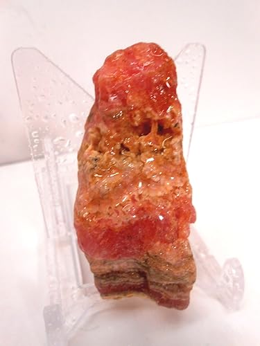 Miniatura 5 de Kit de recambio de gemas de vaso de roca original y rara Argentina con bandas de rodocrosita rosa áspera 4 onzas