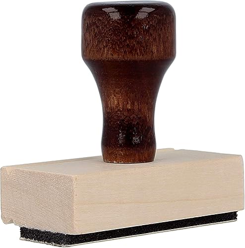 Timbre de fecha de caucho tradicional Extra grande