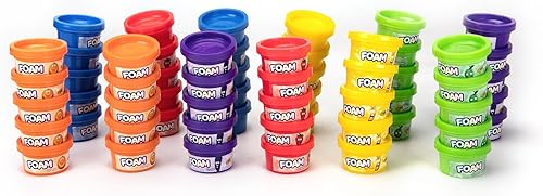 Miniatura 7 de Crayola Paquete de fiesta de Foam Silly Scents  60 tinas de espuma perfumadas cada una de 1 onza  6 colores brillantes de espuma perfumada en tamaño
