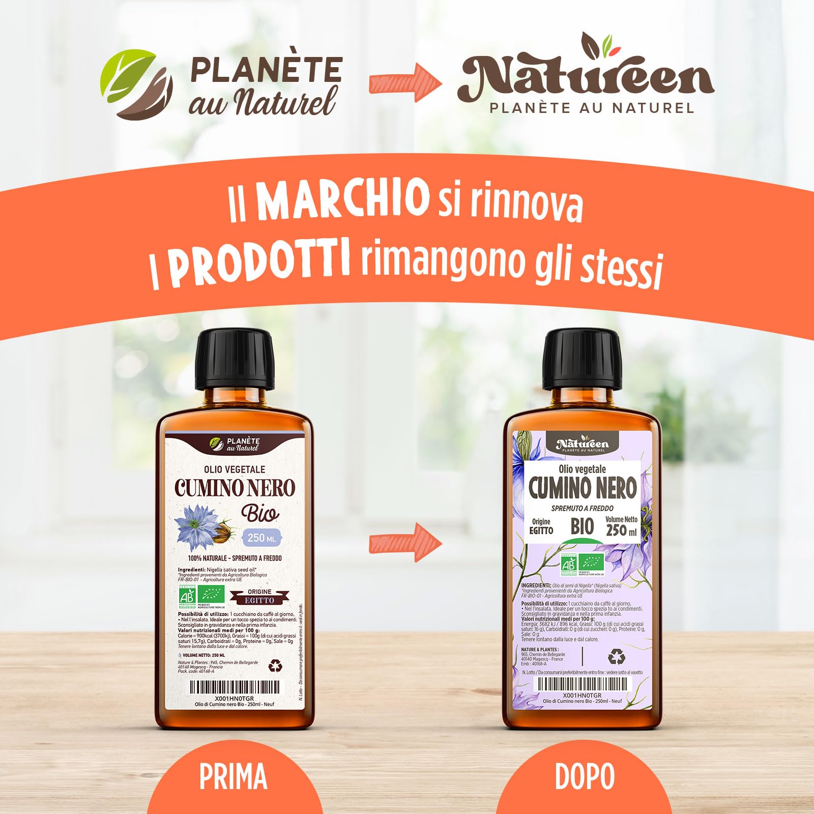 Olio di Cumino Nero Biologico 500 ml - 100% Pure, naturale e Pressato a freddo