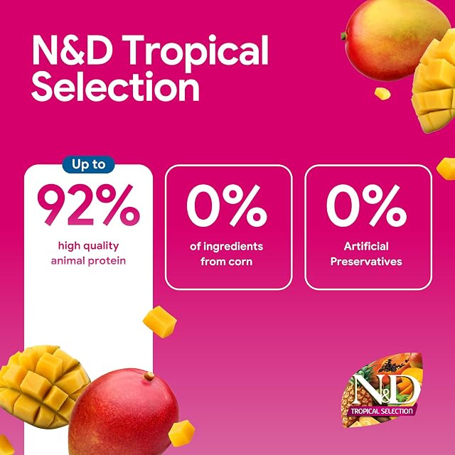 Foto 3 de 8 de N&D Dog Tropical Selection Pork Adult Mini 1,5 kg