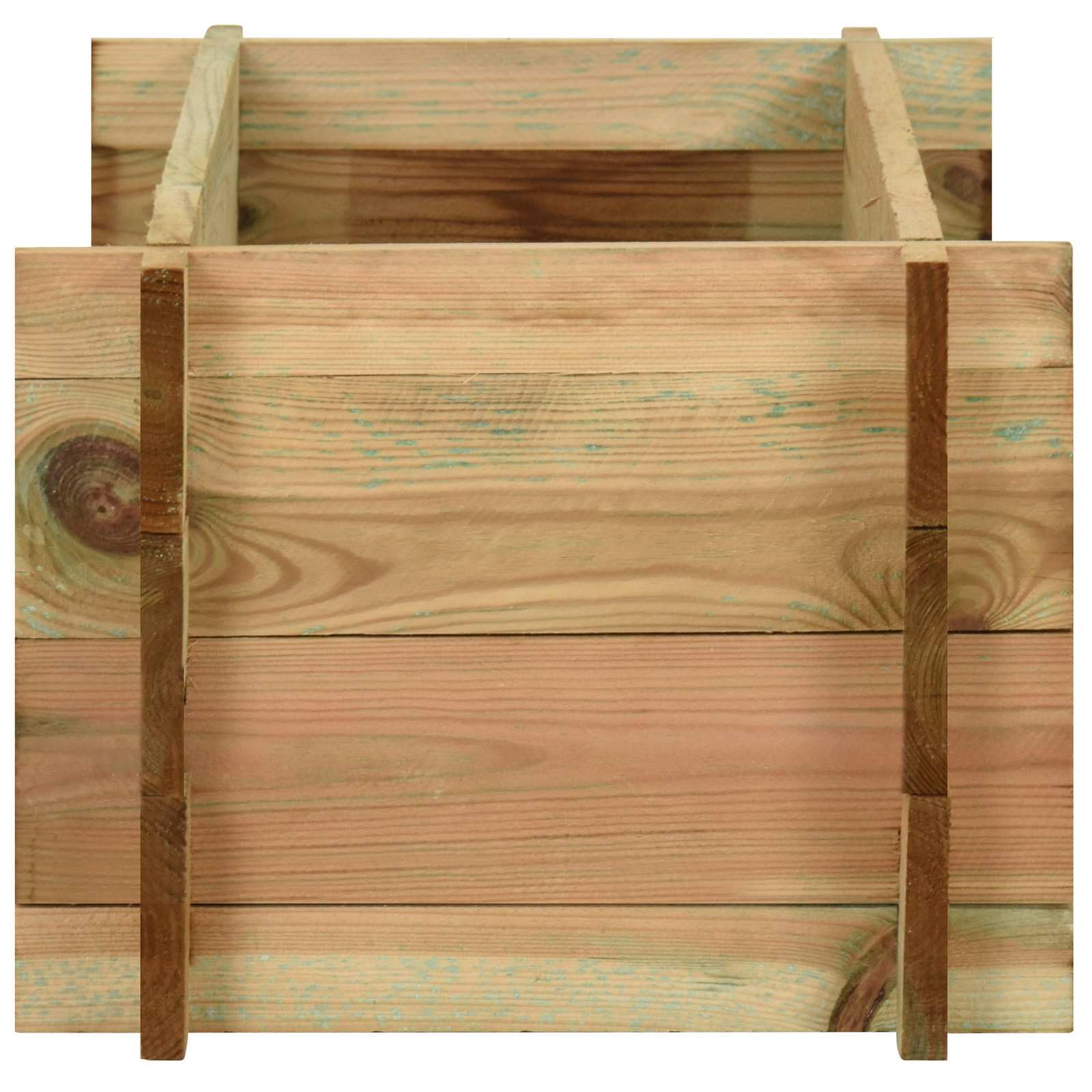 vidaXL Podwyższony ogród warzywny zielony 120 x 80 x 32 cm