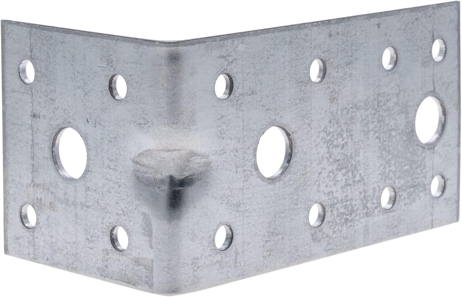 Corner Brace L Brackets 70mm (Pack of 5) Right 90 Degree Angle Shaped Metal Galvanised Fixing Plate Fastener Connector Heavy Duty for Wood Furniture Timber Joining Bracket Plates (70x70x55x2.5mm) - Image 5
