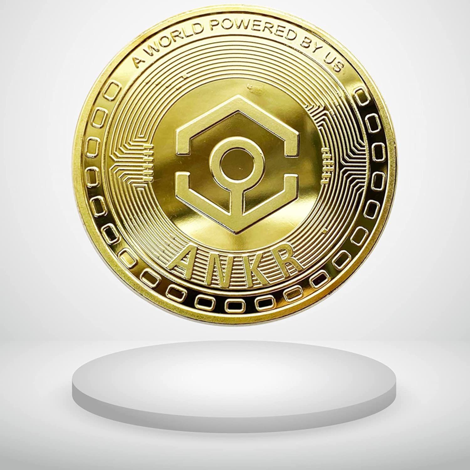 Amazon.com: NEDLON ANKR Coin Crypto Coins Cryptocurrency Favorite Bit Coin  Physical Commemorative Coin - 2 Pieces, Gold : Toys & Games