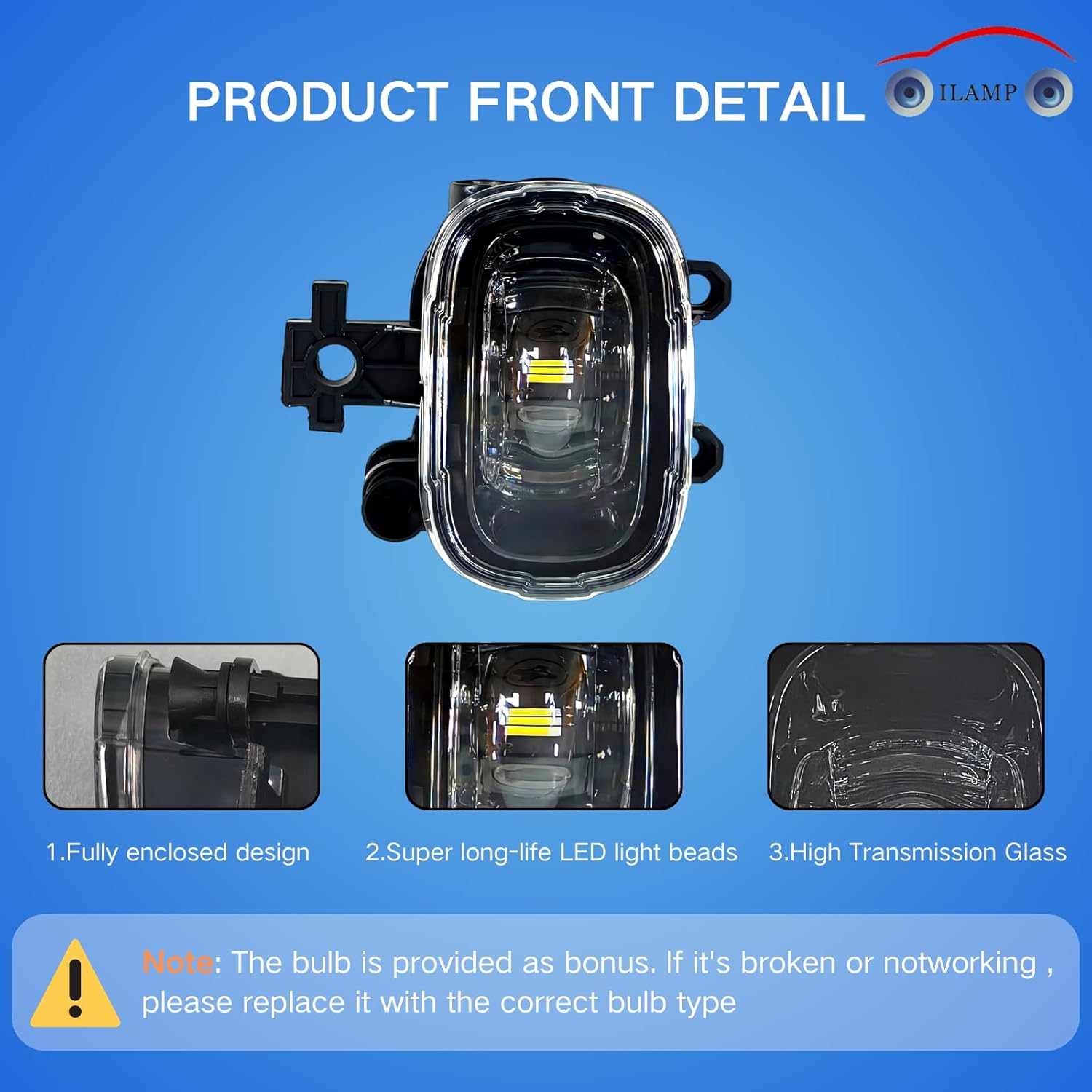 LED Fog Lamps Assembly Compatible with 2021 2022 2023 Nissan X-Trail/Rogue,Fog Lights with Covers Harness Switch Kit Left&Right Side Fog Lights Assembly AM-NS207A