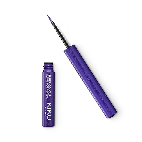 Miniatura 1 de Kiko MILANO - Delineador de ojos impermeable Super Colour 05 de alta cobertura resistente al agua colorido delineador de ojos líquido