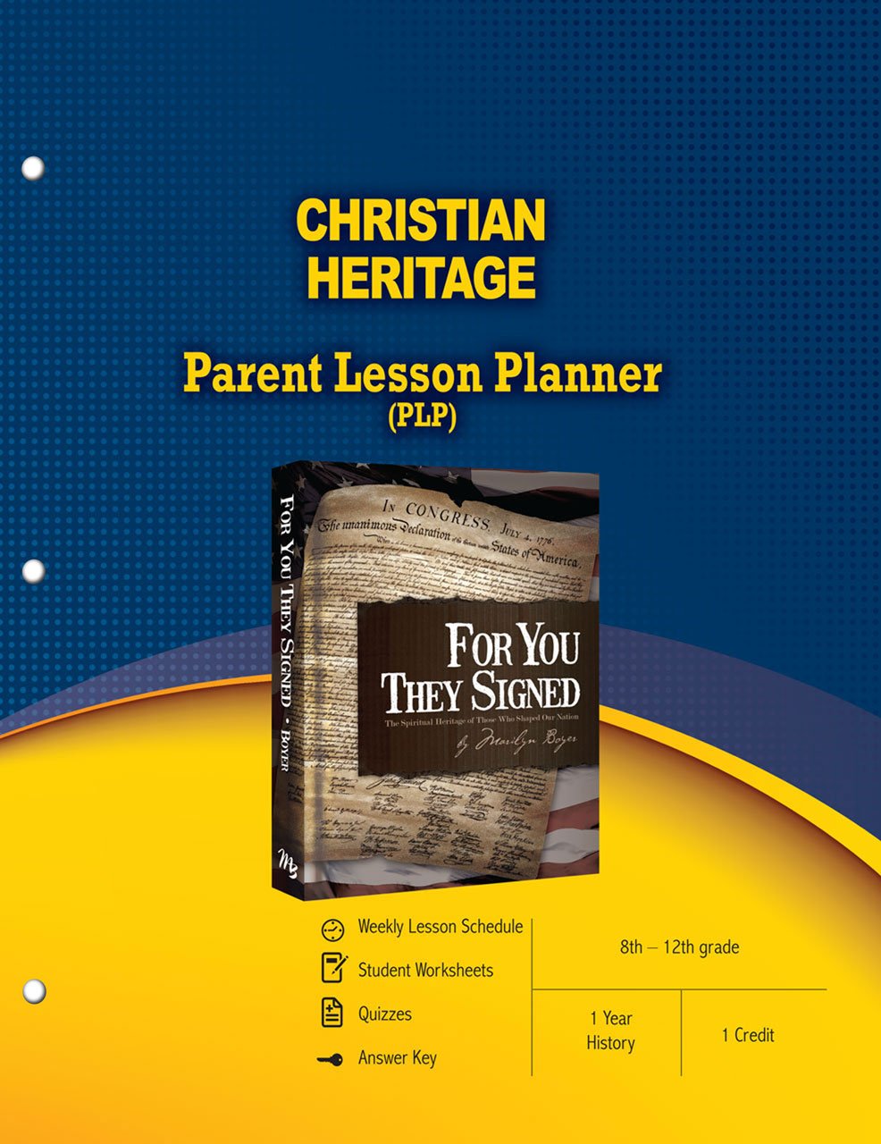 Buy Christian Heritage Parent Lesson Planner — BookShops.in