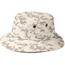Tilley Standard The Iconic T1 Bucket Hat, Cream/Tan Camo, Cream/Tan Camo, 7, cream/tan camo