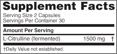 Miniatura 7 de Nugenix Essentials L-Citrulina Suplemento para mejorar el flujo sanguíneo y el rendimiento - 1500 mg, 120 cápsulas