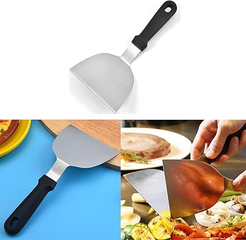 Miniatura 6 de Plancha de acero inoxidable para parrilla Plancha de parrilla superior plana para parrilla de gascarbónahumador 22 x 16 pulgadas con asas