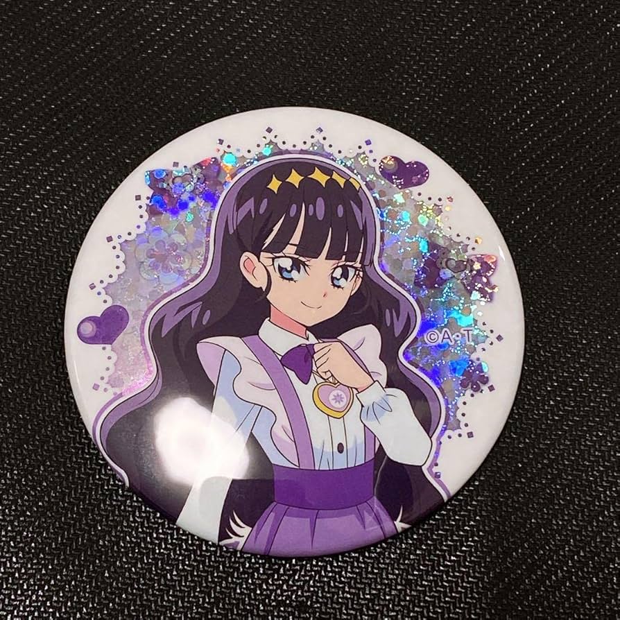 プリキュア ドレスアップ 缶バッジ 菓彩あまね バンダイ デリシャスパーティ♡プリキュア』 缶バッジ 菓彩あまね（アップ