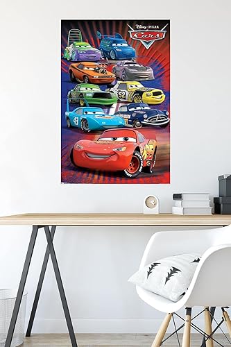 Miniatura 4 de Trends International Disney Pixar Cars - Póster de pared sobrecargado, 22.375 x 34 pulgadas, versión premium sin marco