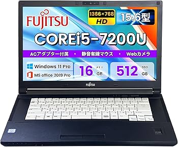 Amazon.co.jp: 【整備済み品】富士通 Lifebook A577 ノートパソコン