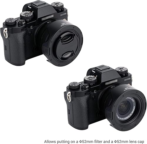 Miniatura 6 de Parasol reversible para lente Nikon NIKKOR Z 1.102 in f2.8 SEZ 1.575 in f2, Fujifilm Fuji XC 0.591-1.772 in F3.5-5.6 OIS PZXF 0.709 in f2 R lente y