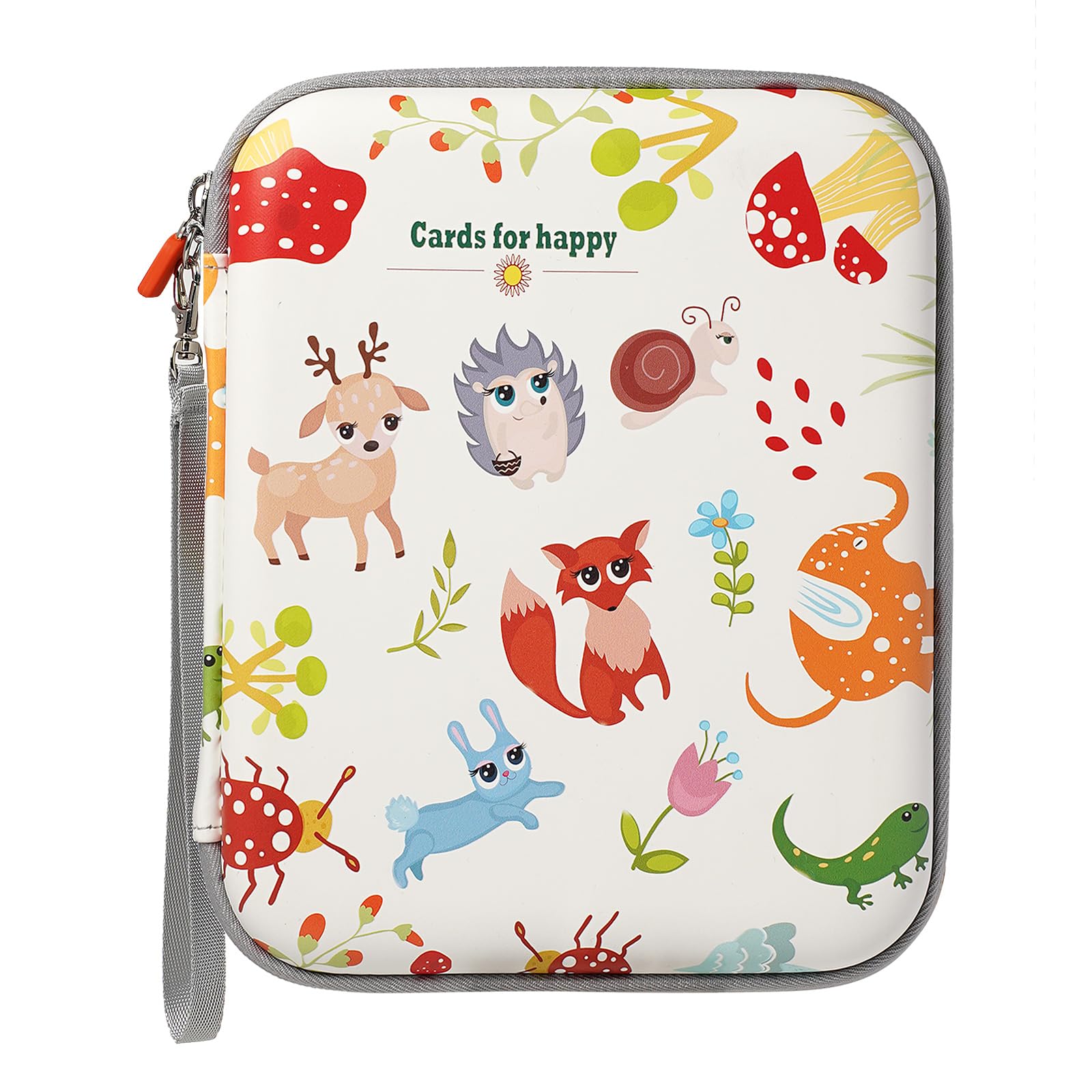 Porte-cartes pour cartes Yoto idéal en voyage en voiture avec ses 80 poches zippées