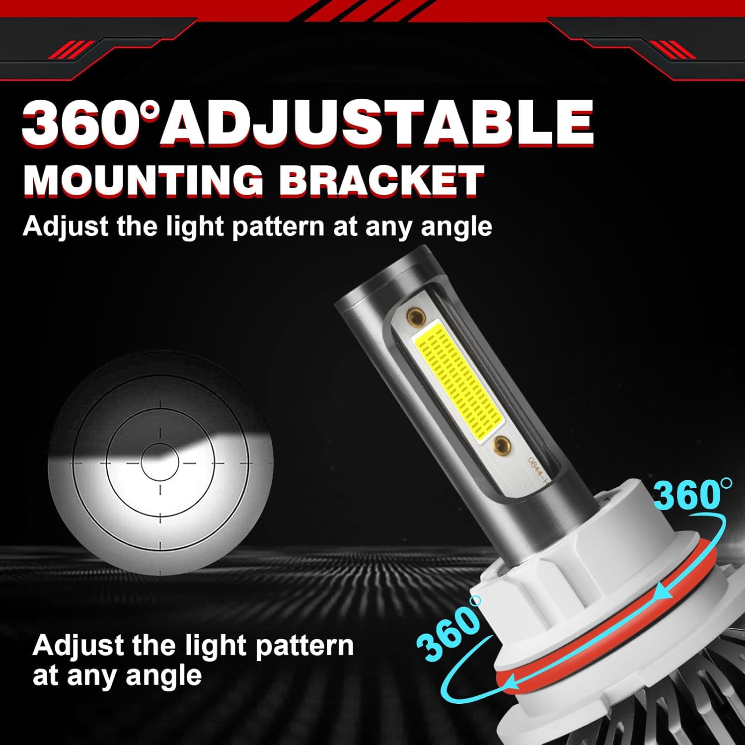 Fit For Ford F250 F350/450/550 Super Duty 1999-2004 lights with Fan, 800% Super Bright Hi Lo Beam Light Bulbs and fog lights, Plug and Play, 6500K Cool White 36000LM, Pack of 4
