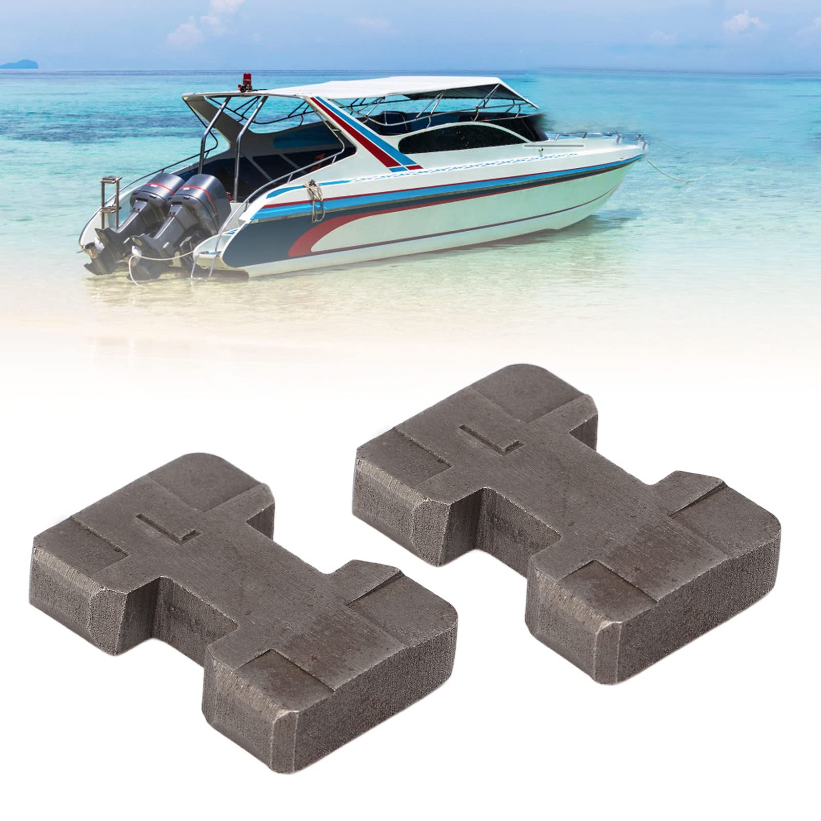 Kupplungsblock für Bootsmotor, Außenbordmotor-Kupplungsblock, 2 Stück, Bootsmotor-Kupplungsblock für 4-Takt 4-6 PS, 67D-45631-01 Kupplung