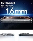 ESR for iPhone 16 Pro Case, Camera Control Cover, Compatible with MagSafe, Shockproof Military-Grade Protection, Magnetic Phone Case for iPhone 16 Pro, Classic Hybrid Case, Clear Shimmer