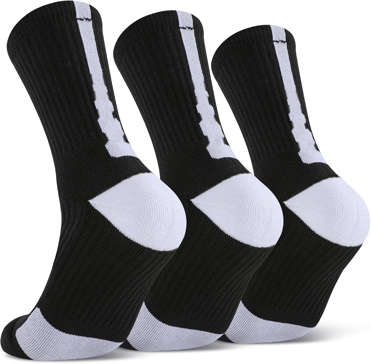 Calcetines de baloncesto para hombres y niños, calcetines deportivos acolchados para jóvenes y adultos