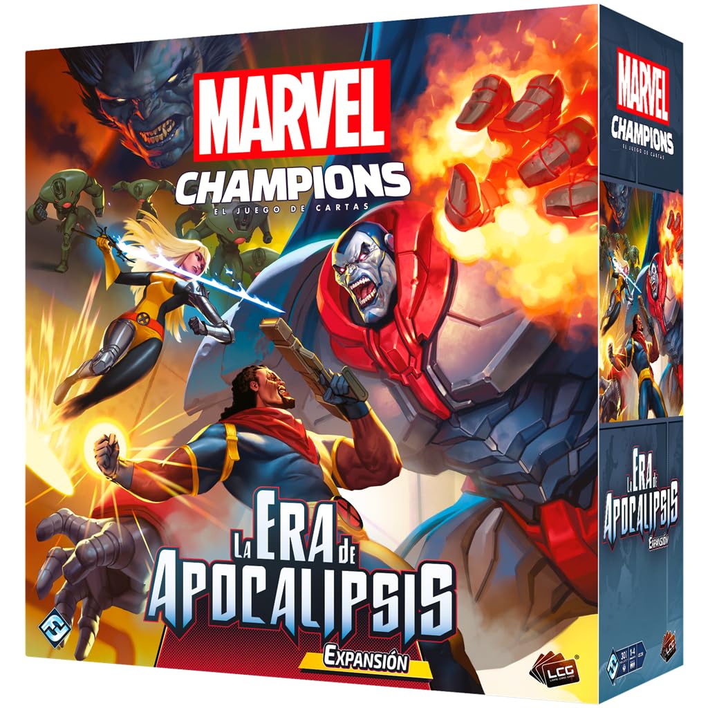 Fantasy Flight Games Marvel Champions: Die Ära der Apokalypse, Erweiterung, Strategiekartenspiel, ab 14 Jahren, 1 bis 4 Spieler, 45-90 Minuten pro Spiel - Spanische Sprache