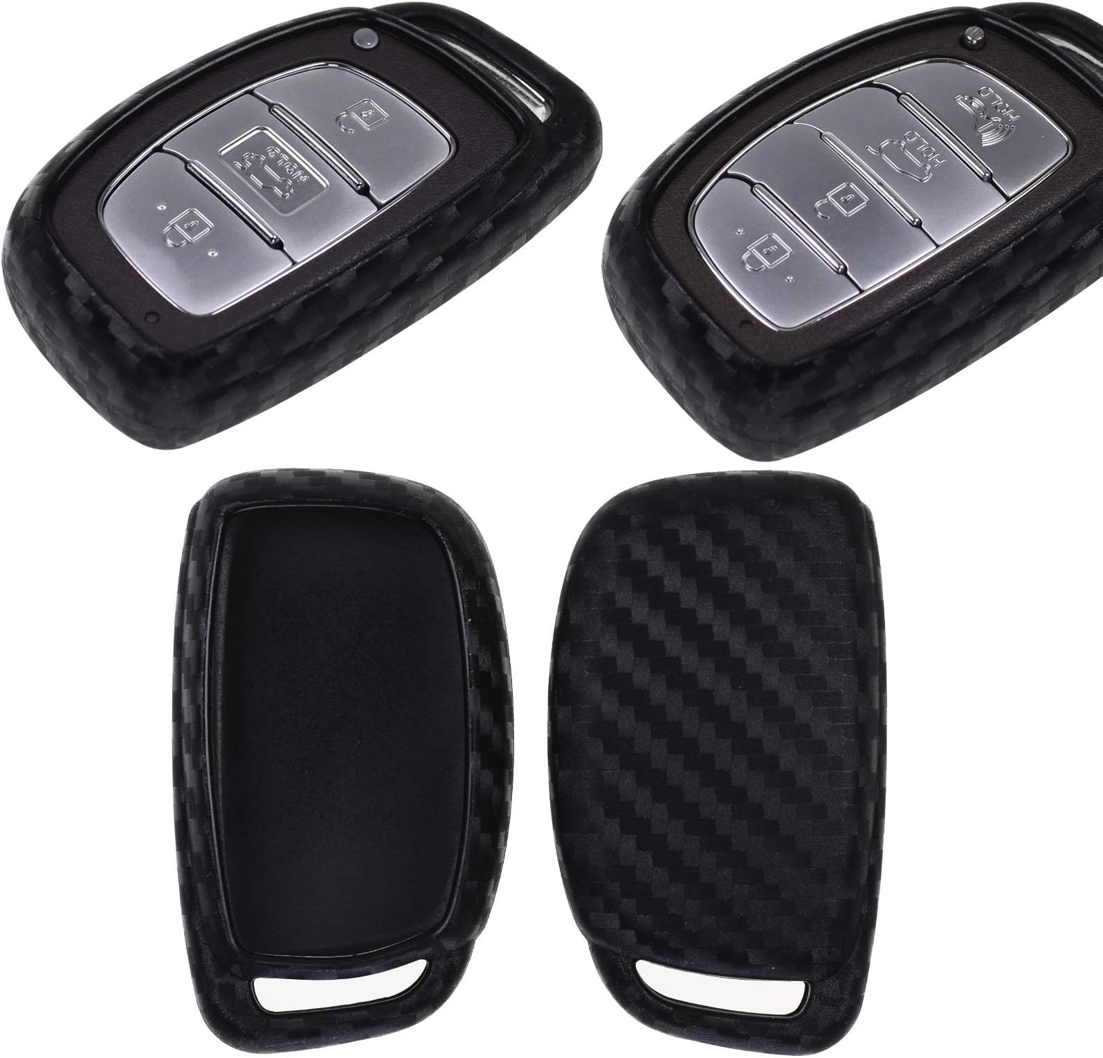 Ontto Autoschlüssel Hülle Für Hyundai Sonata, Tucson NX4, Nexo, Solaris, Santa Fe (2020–2021) – 3 Tasten, Blau, Mit Nachtleucht-Effekt Ontto Autoschlüssel Hülle Für Hyundai Sonata, Tucson NX4, Nexo, Solaris, Santa Fe (2020–2021) – 3 Tasten, Blau, Mit Nachtleucht-Effekt
