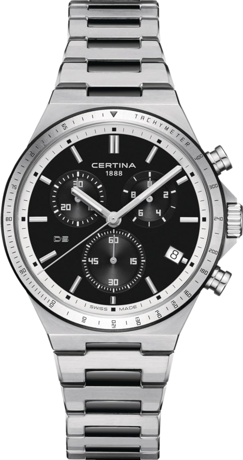 Certina, Mens, DS-7 Chronograph, Stainless Steel, Swiss
