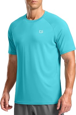 G Gradual Men's Athletic Workout T-Shirts Moisture Wicking Cooling Running Shirts Short Sleeve Performance Tee for Gym Tennis
