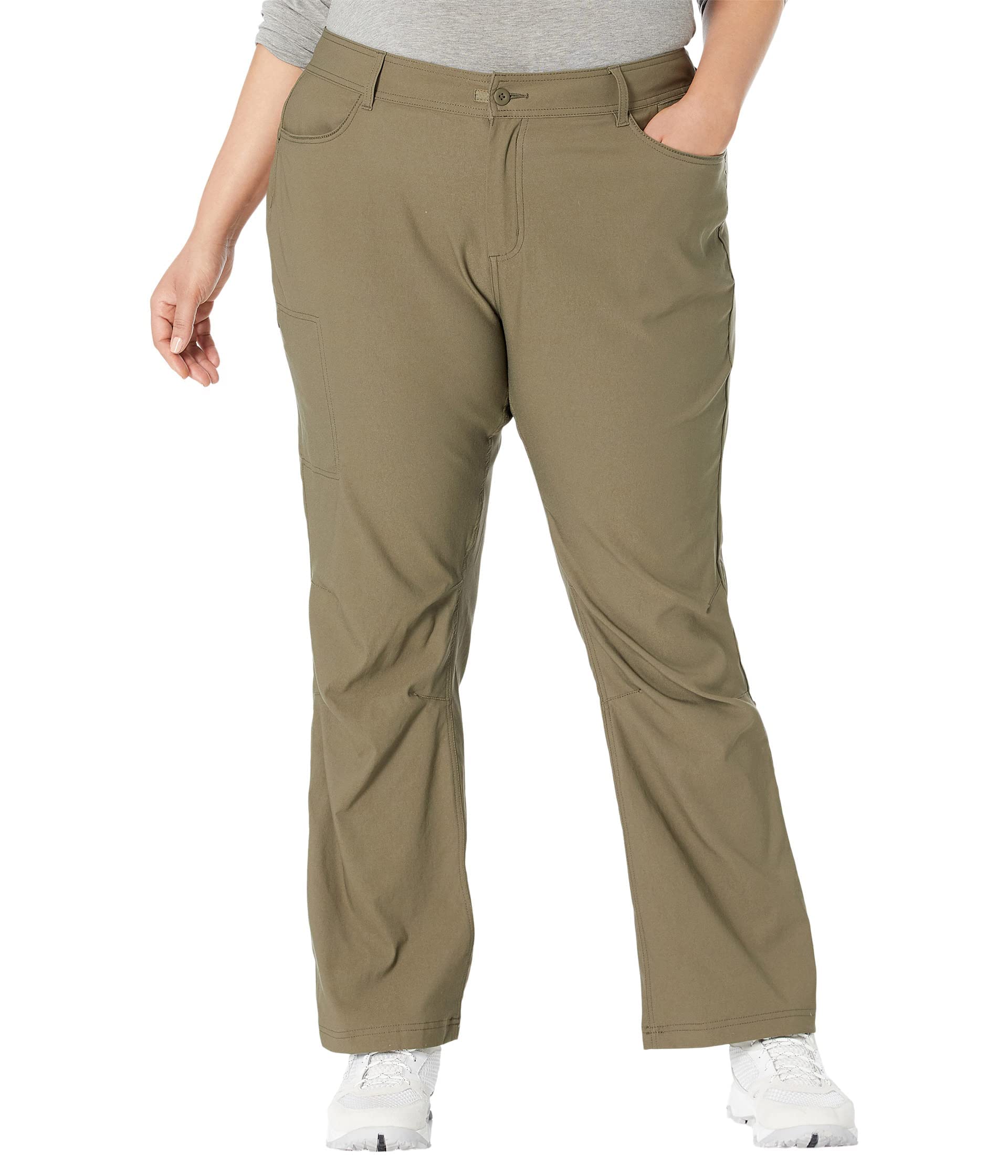 prAna Plus Size Halle Pants II Slate Green 22W