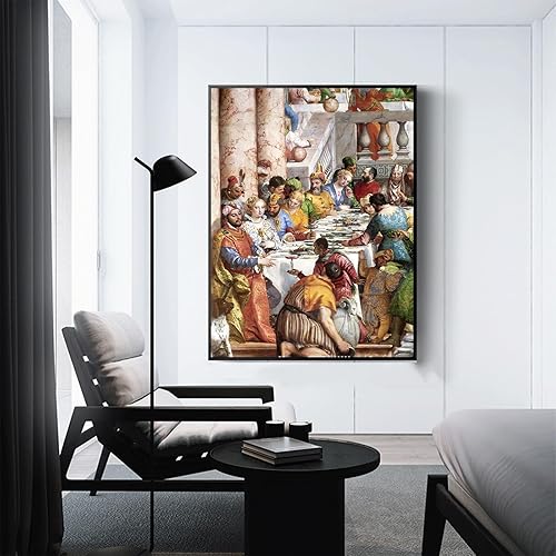 Miniatura 2 de ZZPT Paolo Veronese - Póster de fiesta de matrimonio en Cana, impresiones artísticas renacentistas, pintura renacentista, arte de pared para