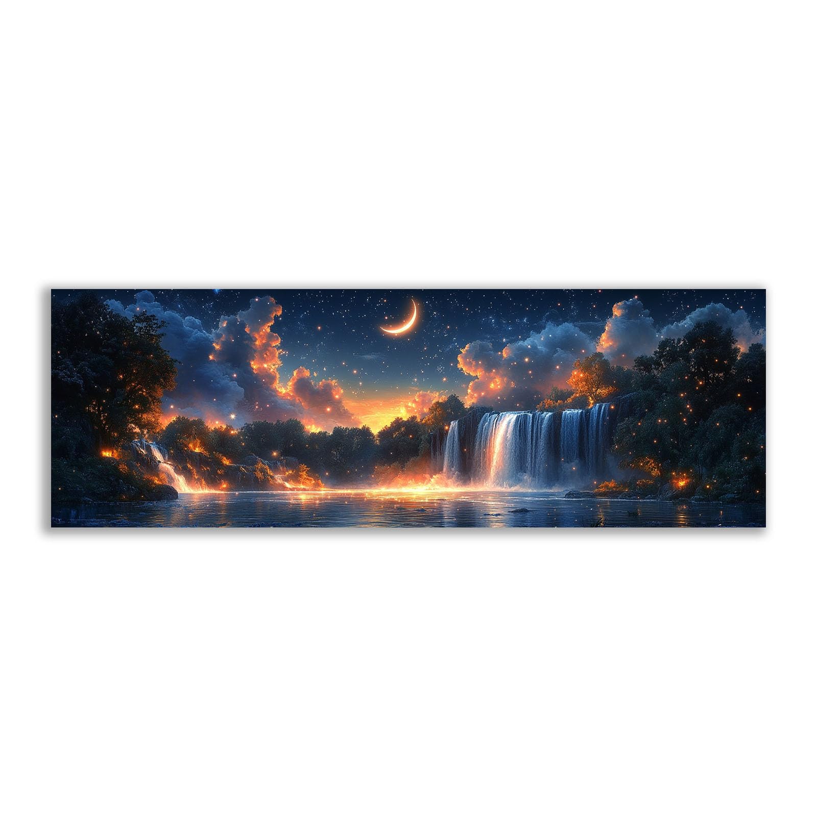 Tableau cascade enchantée pour créer un salon zen et relaxant - 7