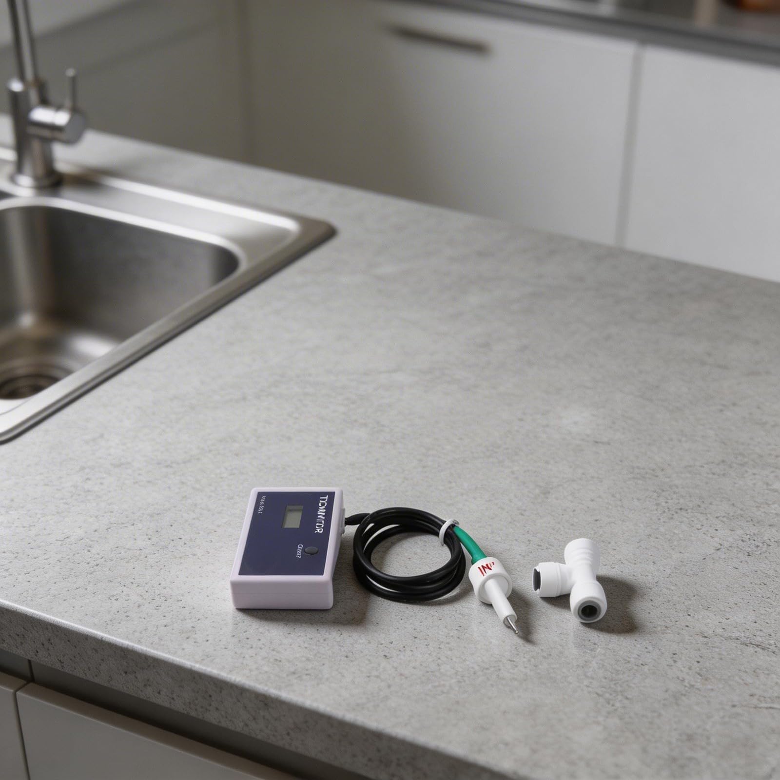 Wasserqualität Tester Digital Hochpräzise Messgerät mit Auto-Off Feature für Trinkwasser Schwimmbad und Fischteich für weiß Blau