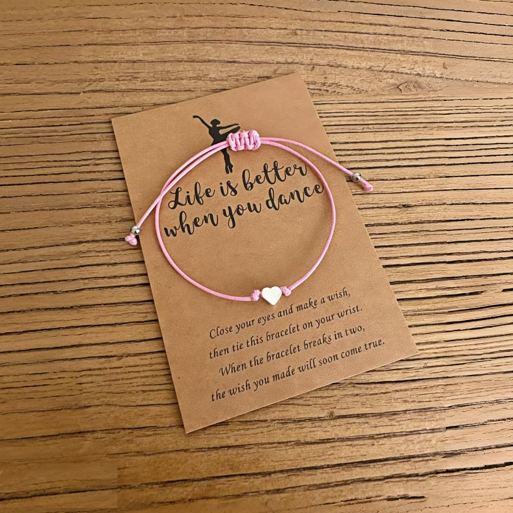 Lemua Dance Bracelet Gifts Ballet Bracelet Jewelry for Granddaughter Daughter Niece